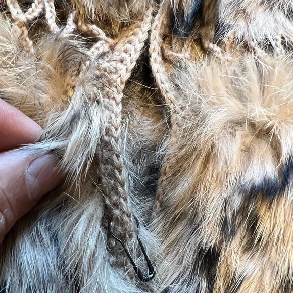 BCBG MAXAZRIA Fur Leopard Print Vest - Picture 3 of 8